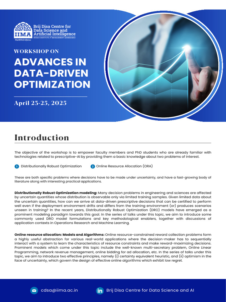 Advances in Data-Driven Optimization V - 2 | PDF | Mathematical ...