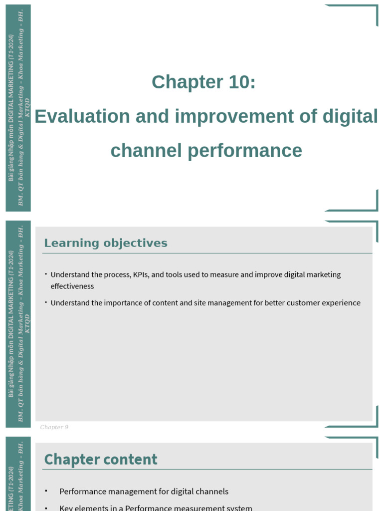 InDM 2024. Chapter 10 | PDF | Digital Marketing | Performance Indicator