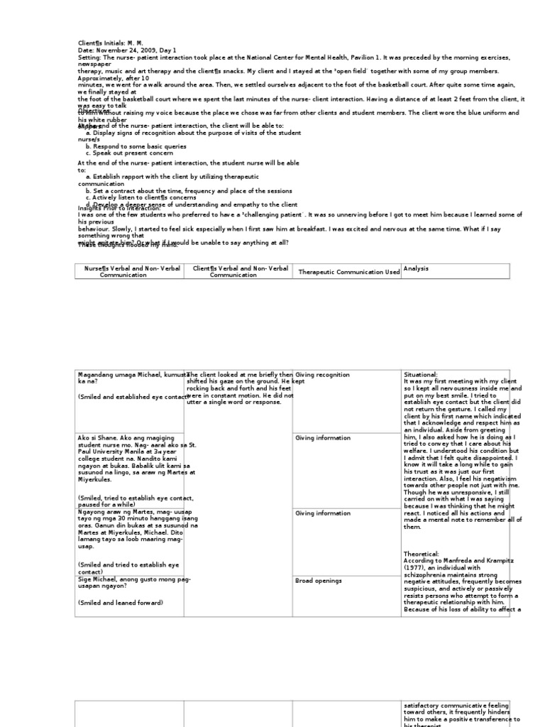 Process Recording PDF Positive Psychology Cognition