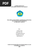 Download 38891410 Laporan Pelatihan Olimpiade Mat by Widi Toss Muda Purwodadi SN87141578 doc pdf