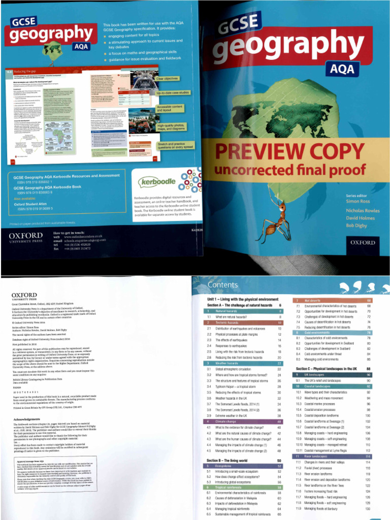 Oxford GCSE Geography Textbook | PDF