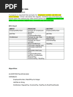 Employee Payroll Calculation Program - The document outlines