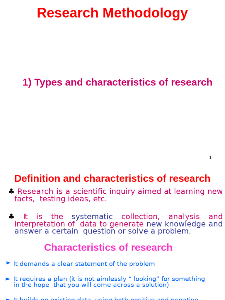 Research Methodology Overview | PDF | Public Health | Knowledge