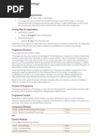 UCT Psychology Honours Application Guide | PDF | Academic Degree ...