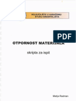 Otpornost Materijala (Skripta)