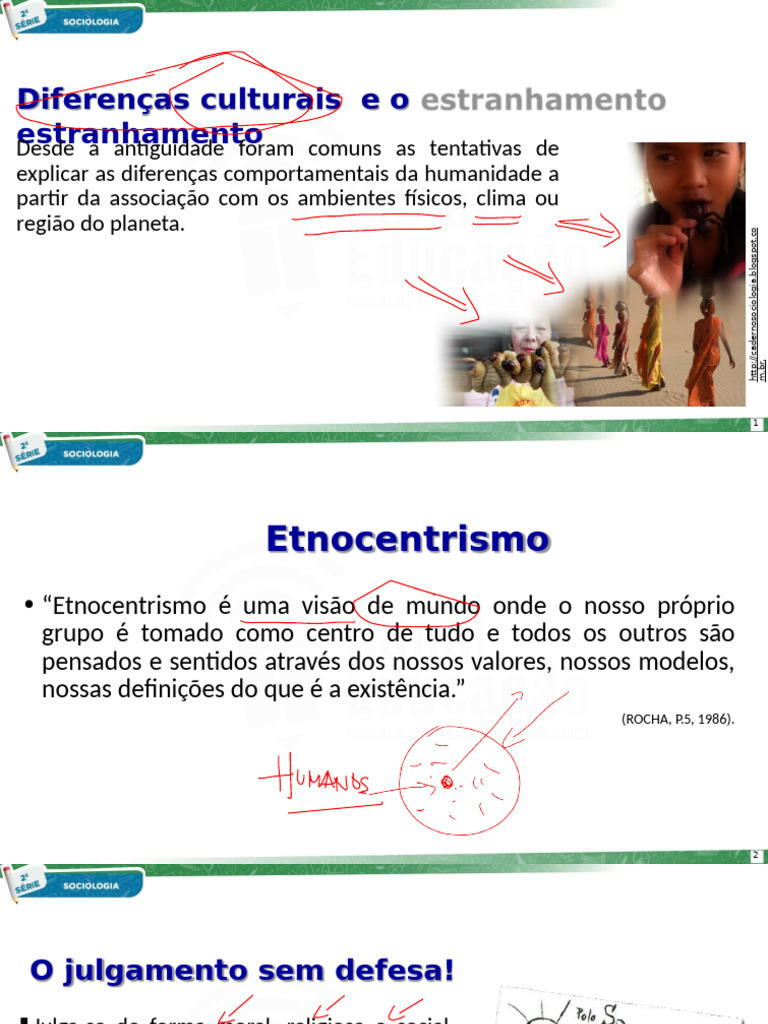 Etnocentrismo e Alteridade Cultural | PDF | Seleção natural | Evolução