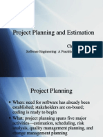 Project Planning and Estimation: Chapters 23, 24