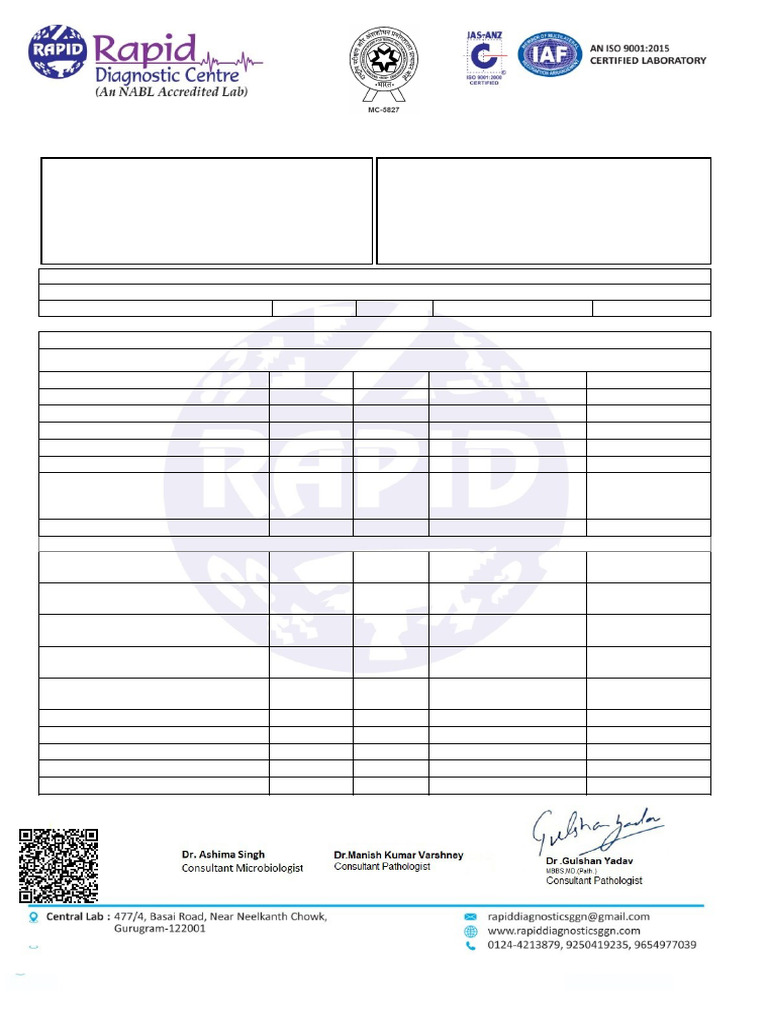Labreportnew - 2025-03-15T202039.651 | PDF | C Reactive Protein ...
