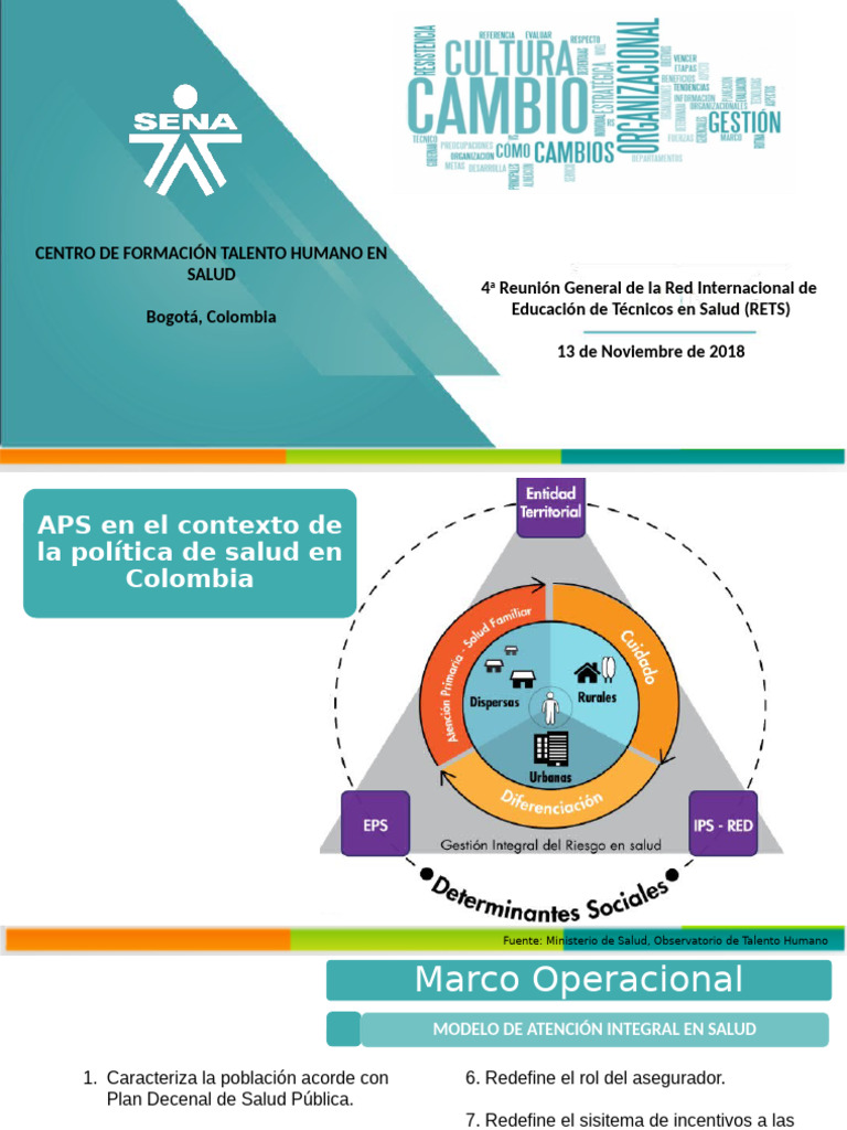 Rets 2018 Colombia | PDF | Cuidado de la salud