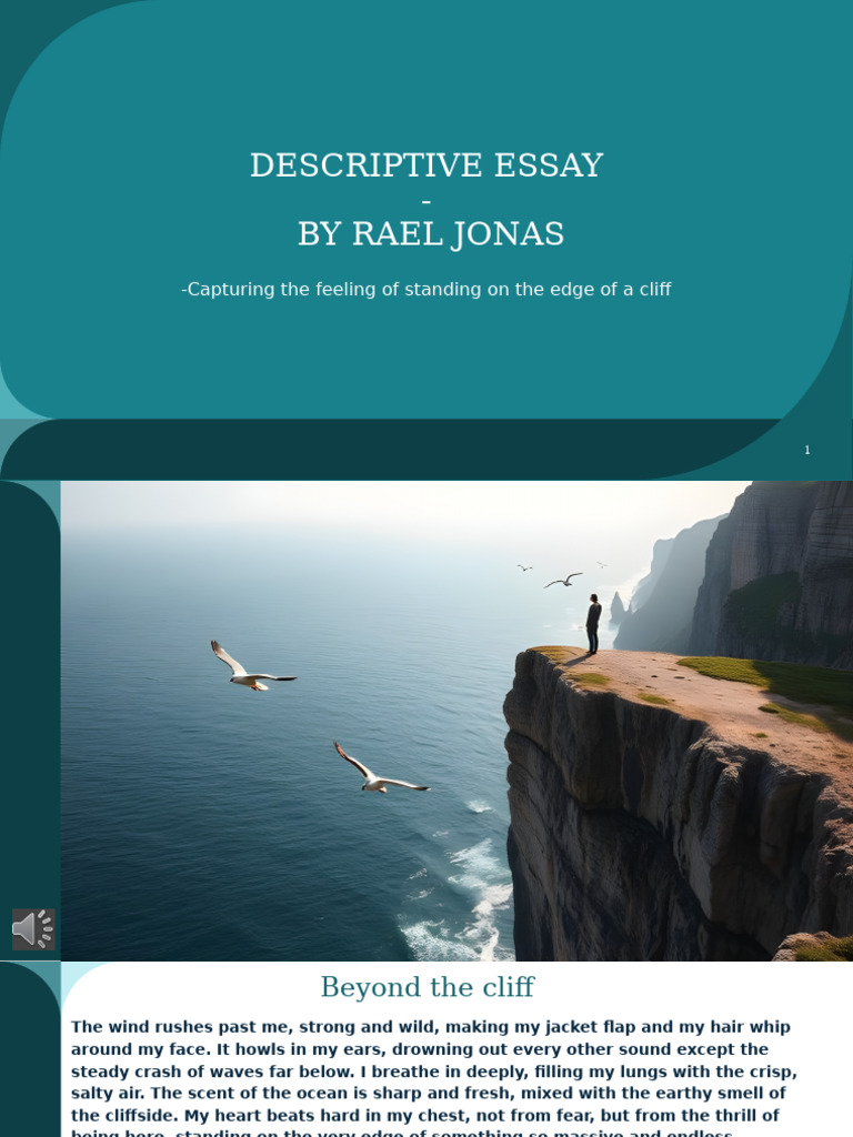 Descriptive Multimedia Essay - Edge of A Cliff | PDF
