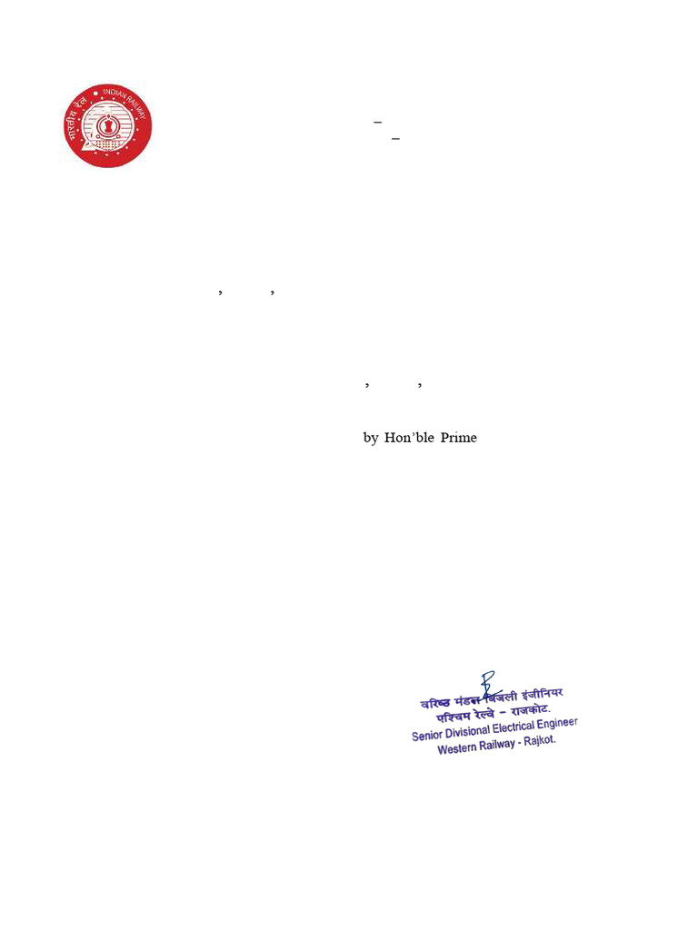 Letter To PGVCL Reg. Unintruptted Power Supply During PM Inauguration ...