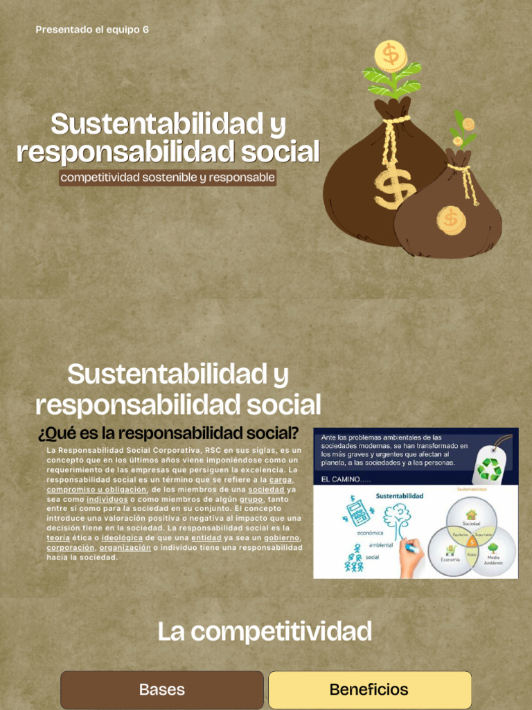 Responsabilidad Social Y Sustentabilidad Pdf Sustentabilidad Business