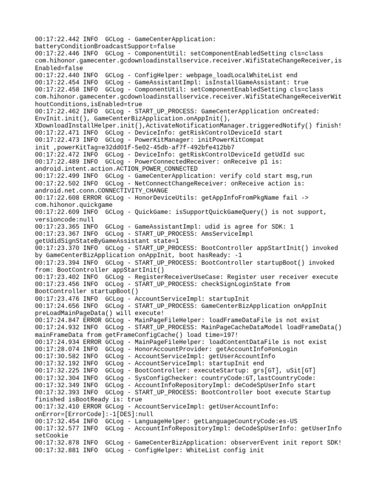GameCenter Application Log Analysis | PDF | Web Development | Computer ...