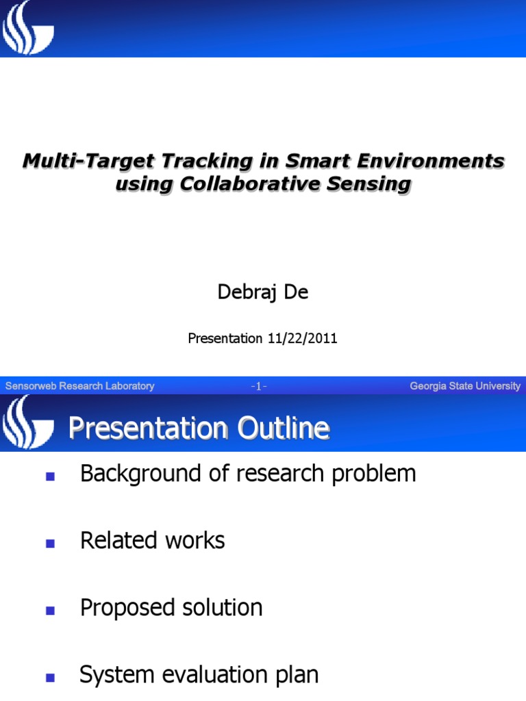 Multi-Target Tracking in Smart Environments Using Collaborative Sensing ...