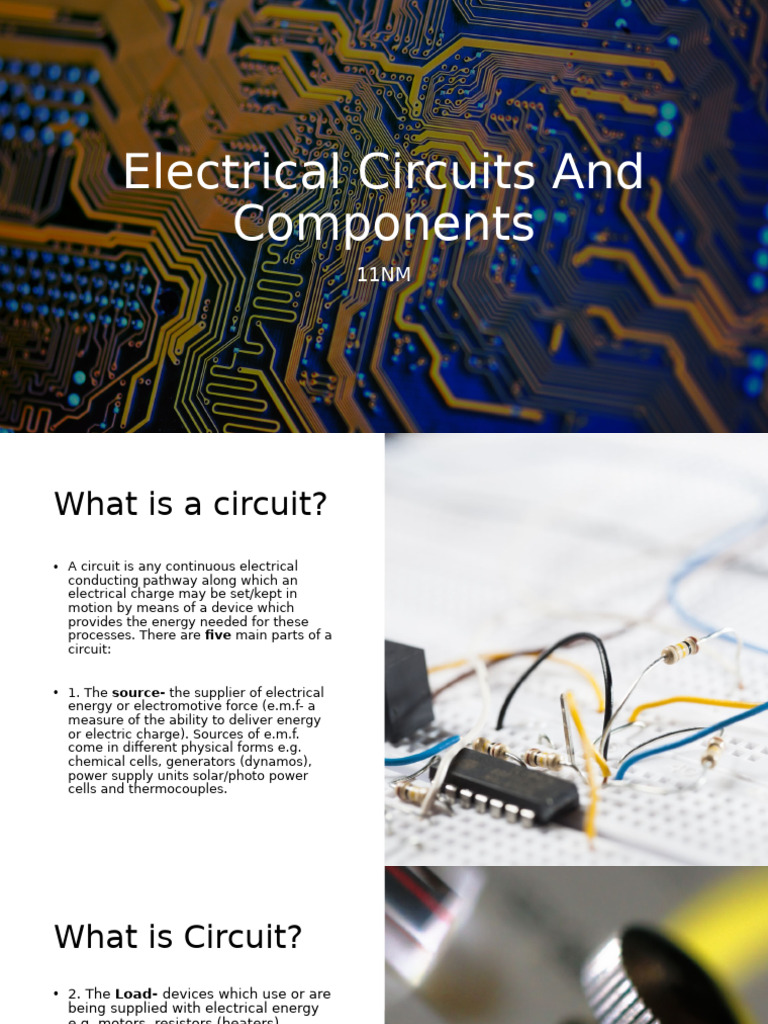 Electrical Circuits and Components | PDF | Electrical Network ...
