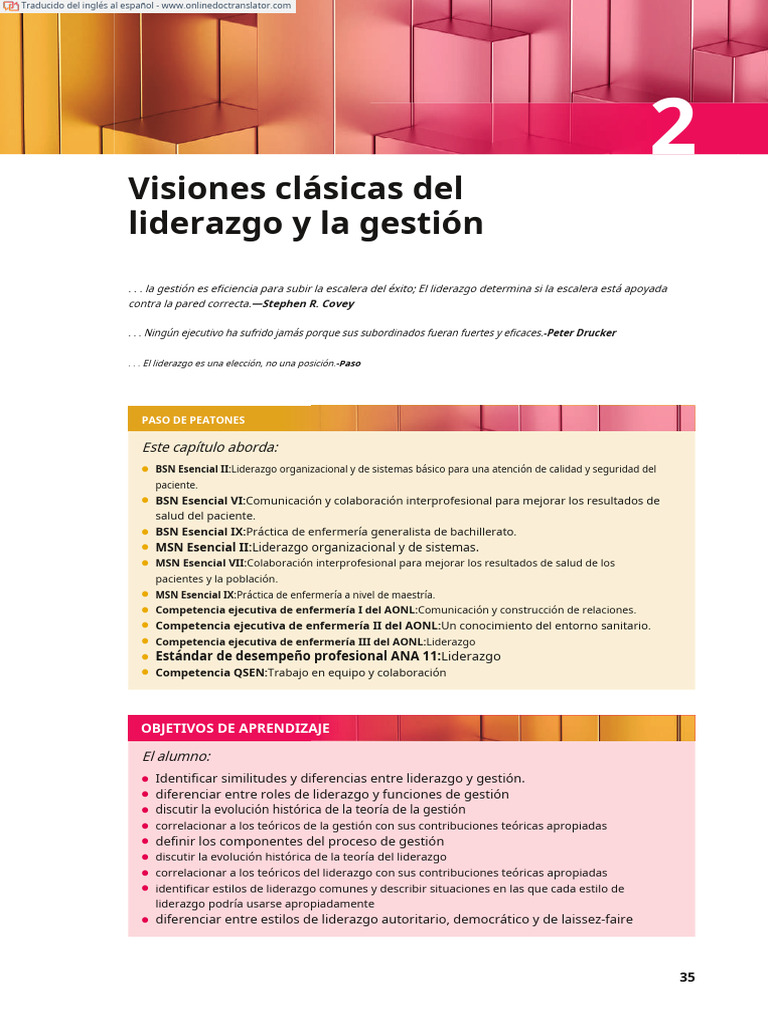 Liderazgo vs Gestión: Claves y Teorías | PDF | Liderazgo | Toma de ...