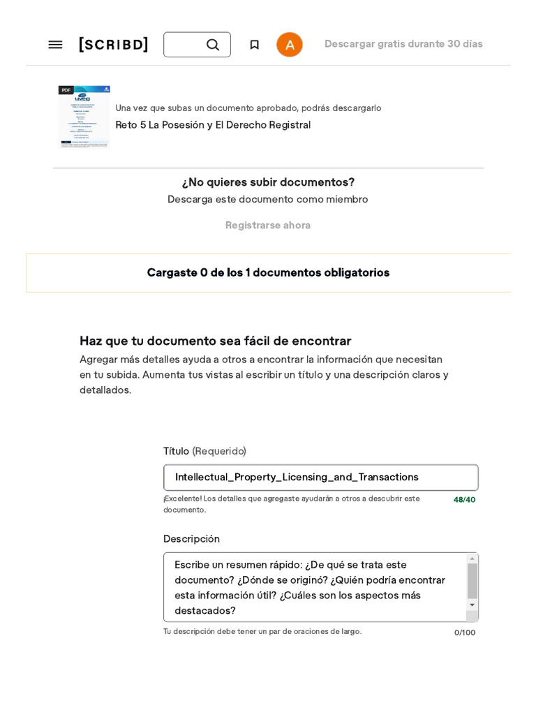 Suba Un Documento - Scribd | PDF
