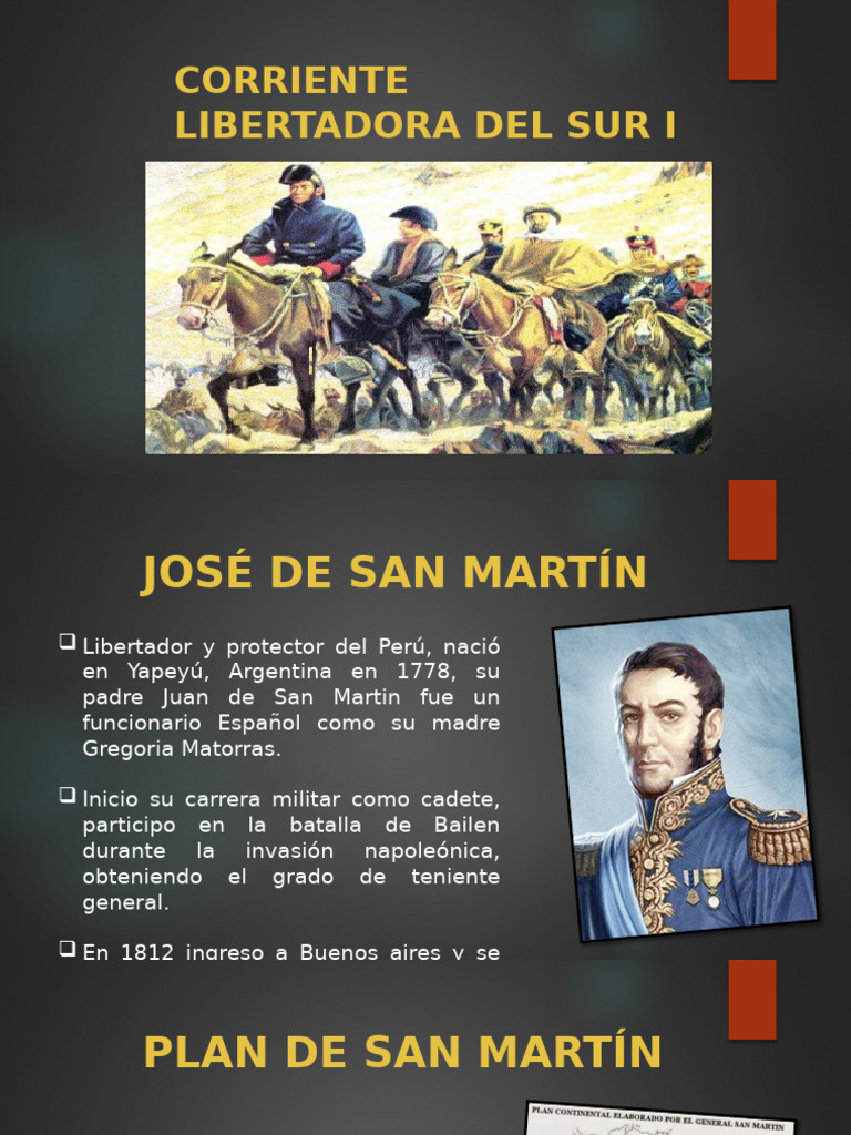 Corriente Libertadora del Sur y San Martín | PDF | Perú | América del Sur