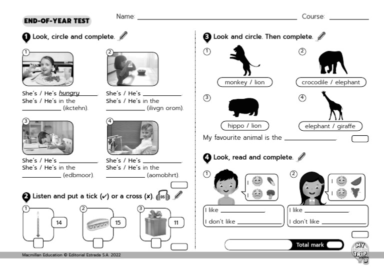 MET2 LB End-Of-year Test | PDF