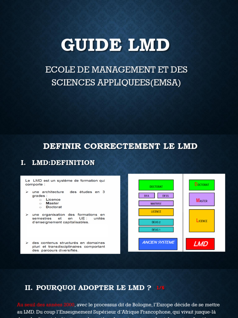 Comprendre le Système LMD en Afrique | PDF | Pédagogie | Union européenne