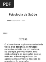 Psicologia da Saúde - Stress