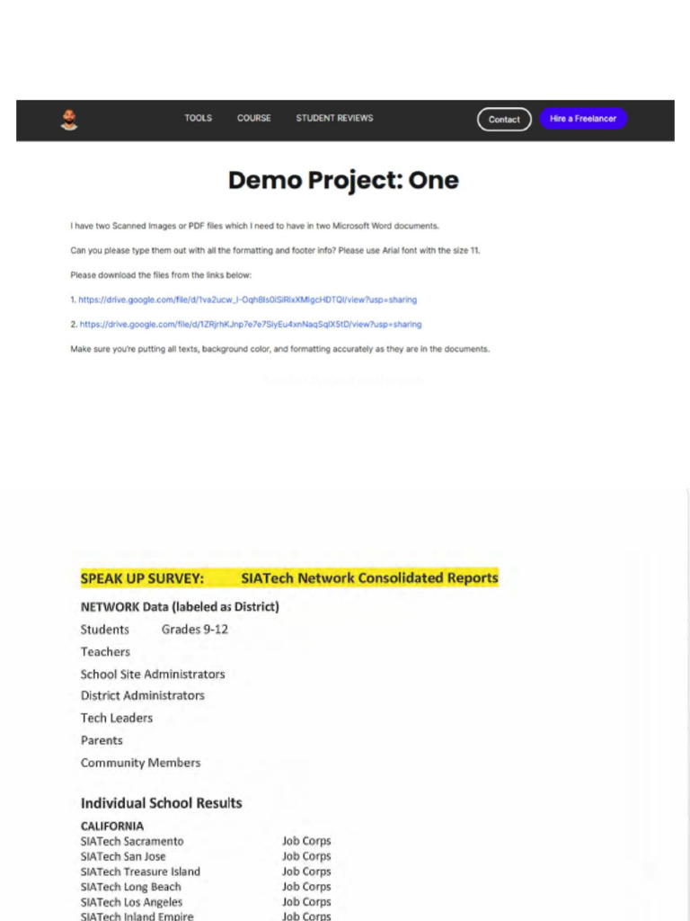 Demo Project 1 | PDF