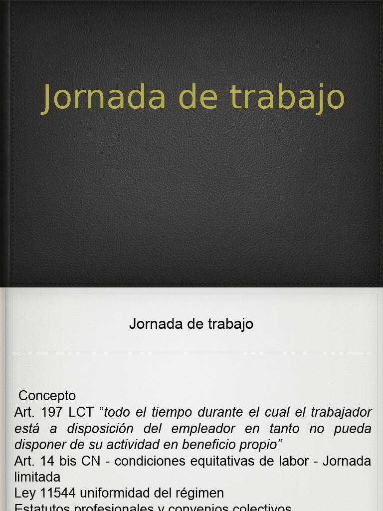 Guía Completa sobre Jornadas Laborales | PDF | Tiempo de trabajo | Salario