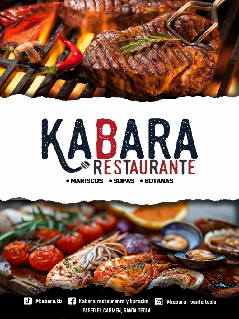 Menu Kabara 2025 V | PDF