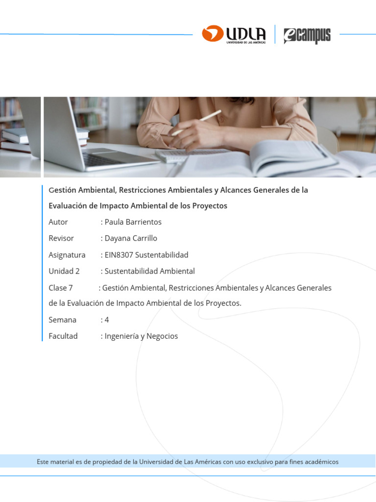 Evaluación de Impacto Ambiental en Proyectos | PDF | Evaluación de ...