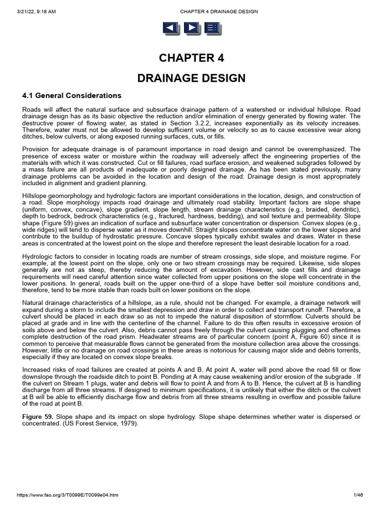 Effective Road Drainage Design Principles | PDF | Surface Runoff | Road