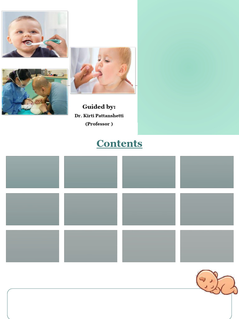 Infant Oral Health Care Essentials | PDF | Dentistry | Oral Hygiene