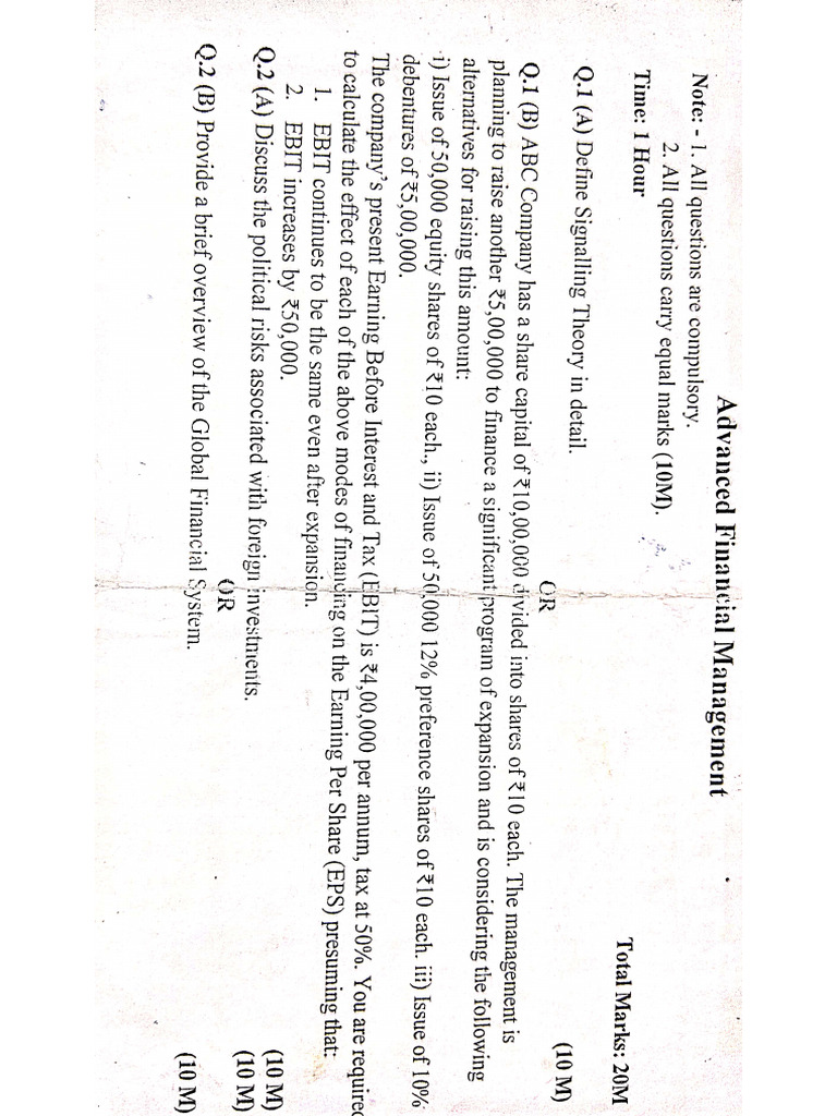 que paper of ftm | PDF