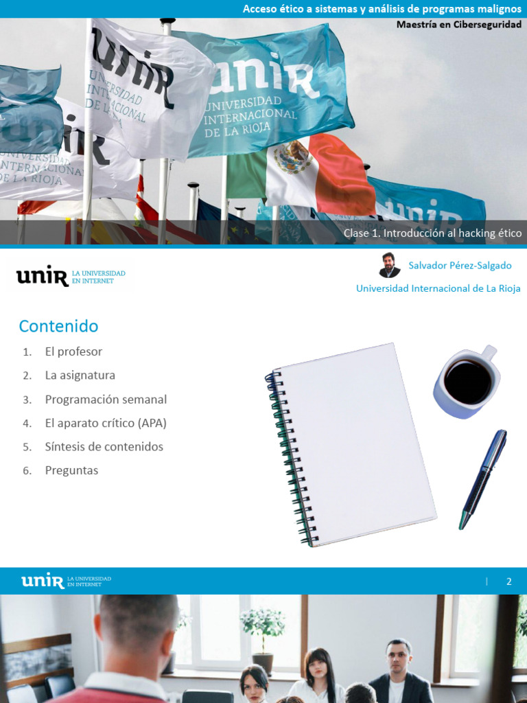 Clase 01 Introducción Al Hacking ético Pdf Cibercrimen Seguridad