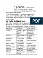 The United Islands Constitution