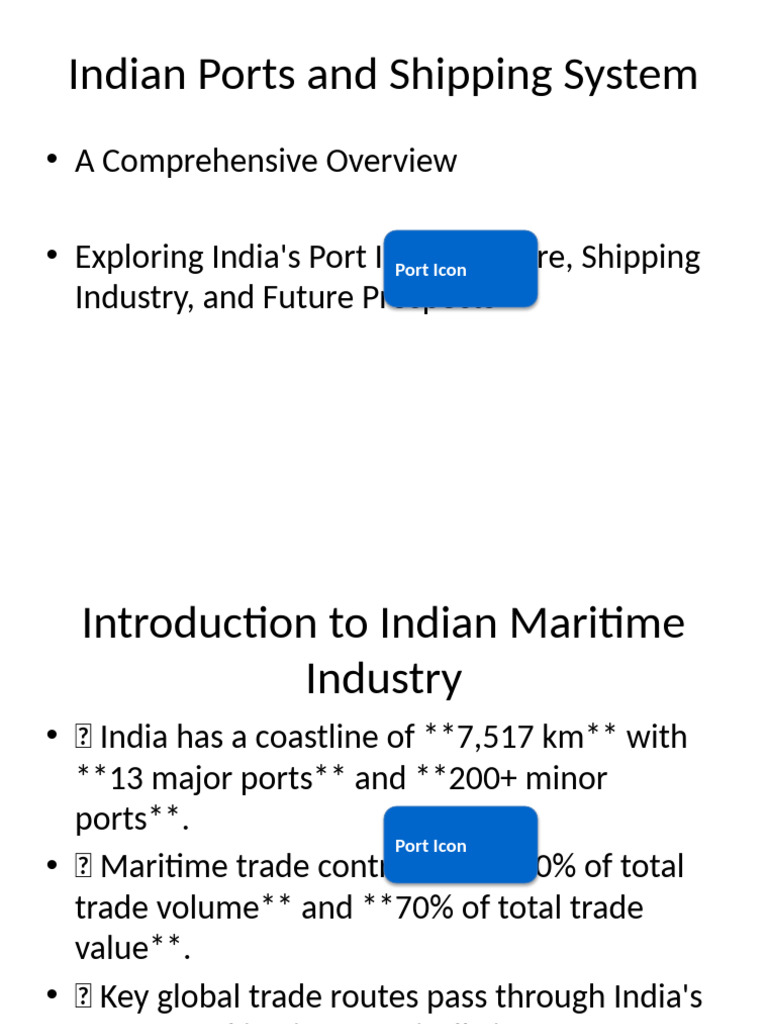 Port-Led Development in India | PDF | Port | Economies