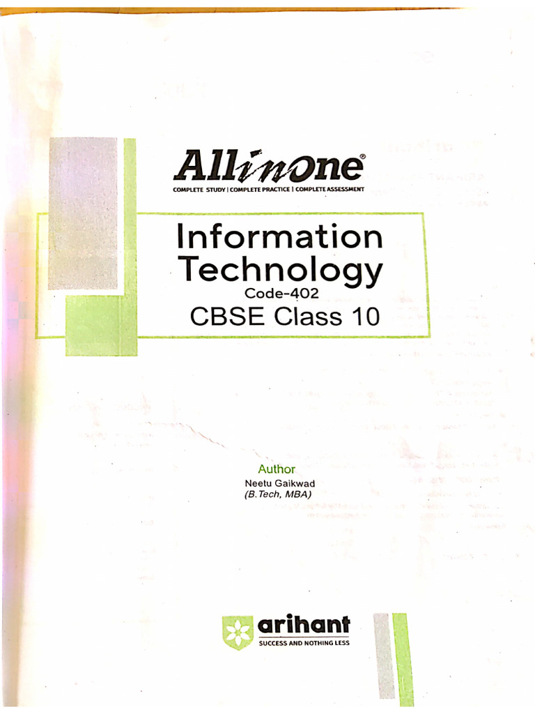 All in One - It Class 10 Book | PDF