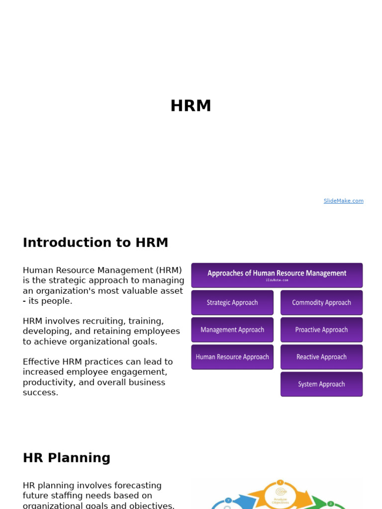 Comprehensive Guide to HRM Practices | PDF | Human Resource Management ...