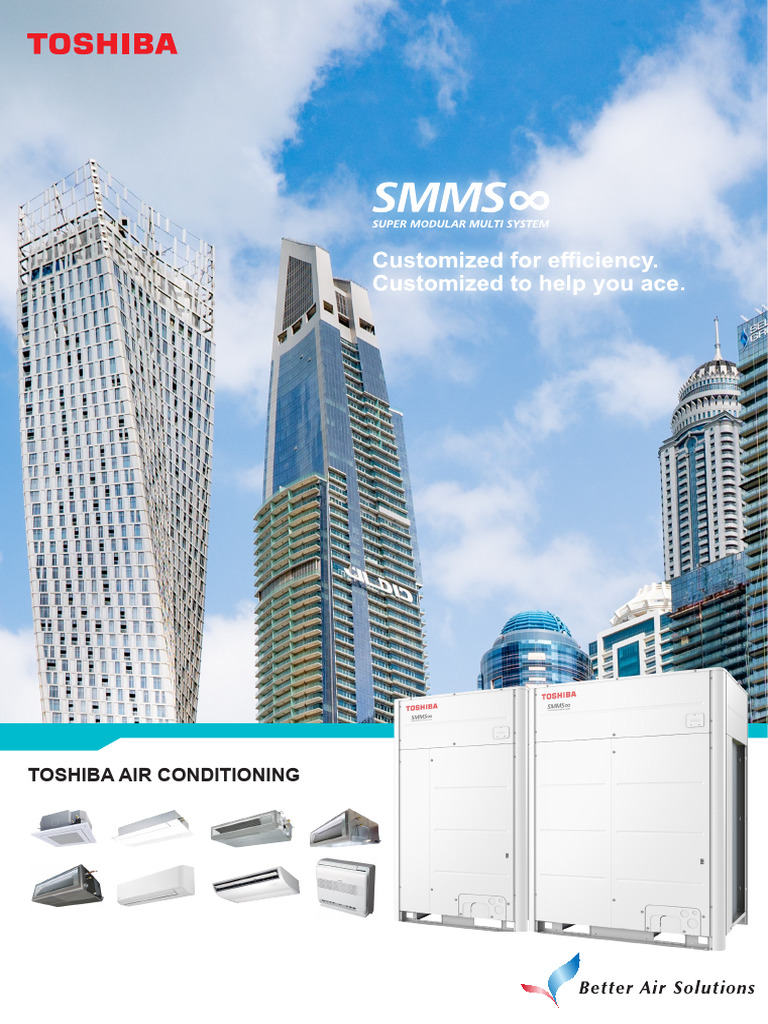 Toshiba SMMS: Advanced VRF Air Conditioning | PDF | Heat Exchanger ...