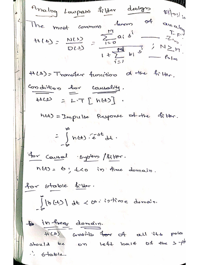 DSP Notes | PDF