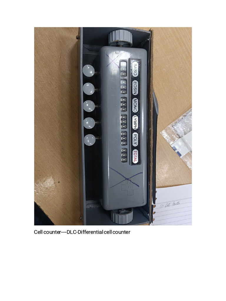 Cell Counter DLC Differenti | PDF