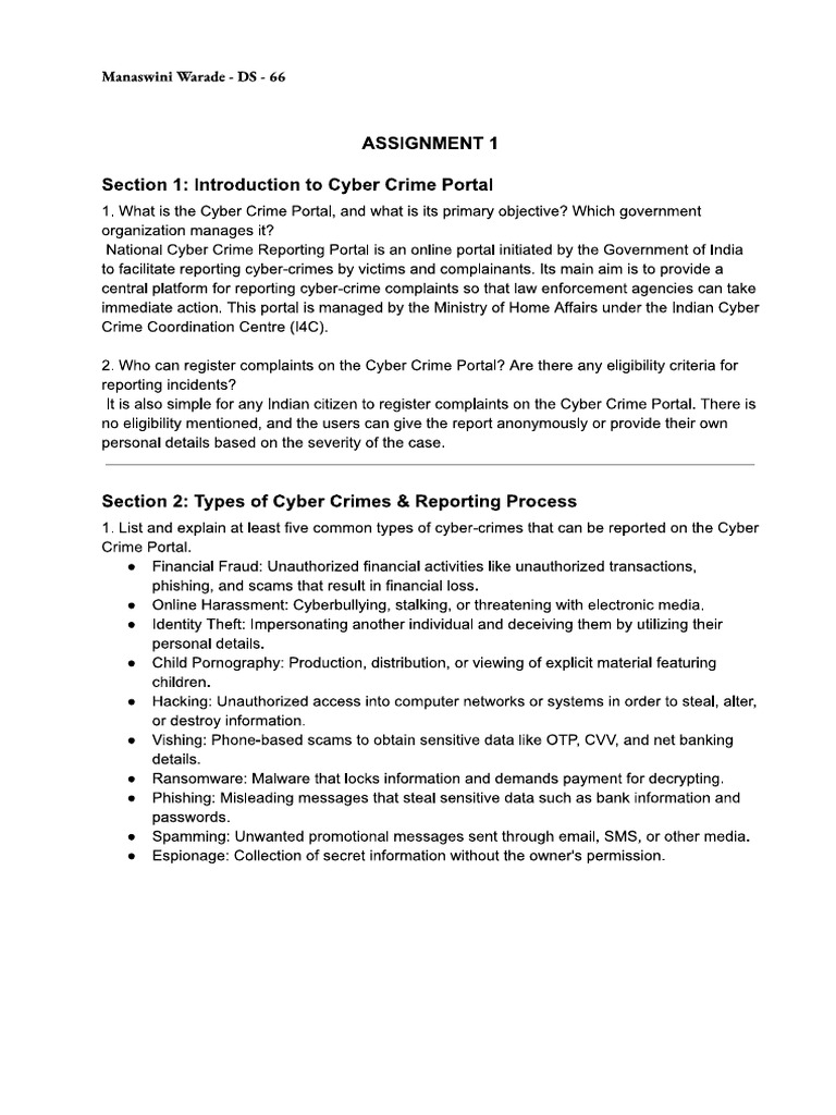 CLE Assignment 1 DS-66 | PDF