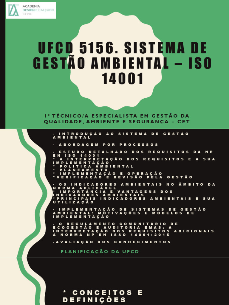 Sistema de Gestão Ambiental ISO 14001 | PDF | Qualidade (negócios ...