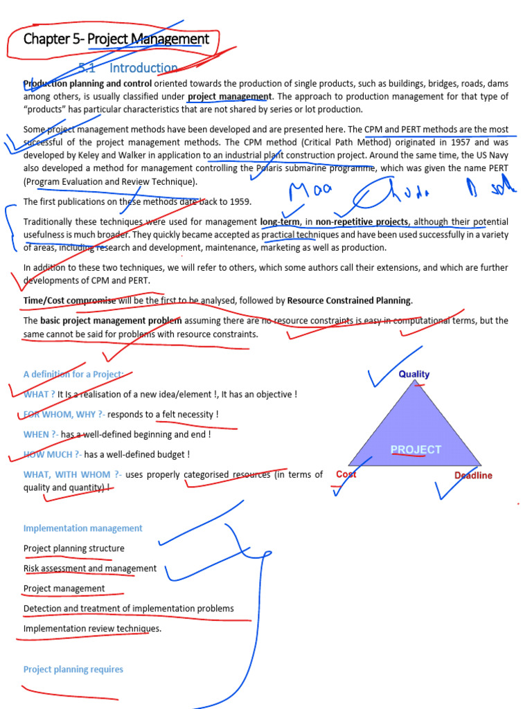 Chapter 5 D1 Bus - Org.manage. | PDF | Project Management | Business