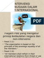 Intervensi Kemanusiaan Dalam Hukum Internasional