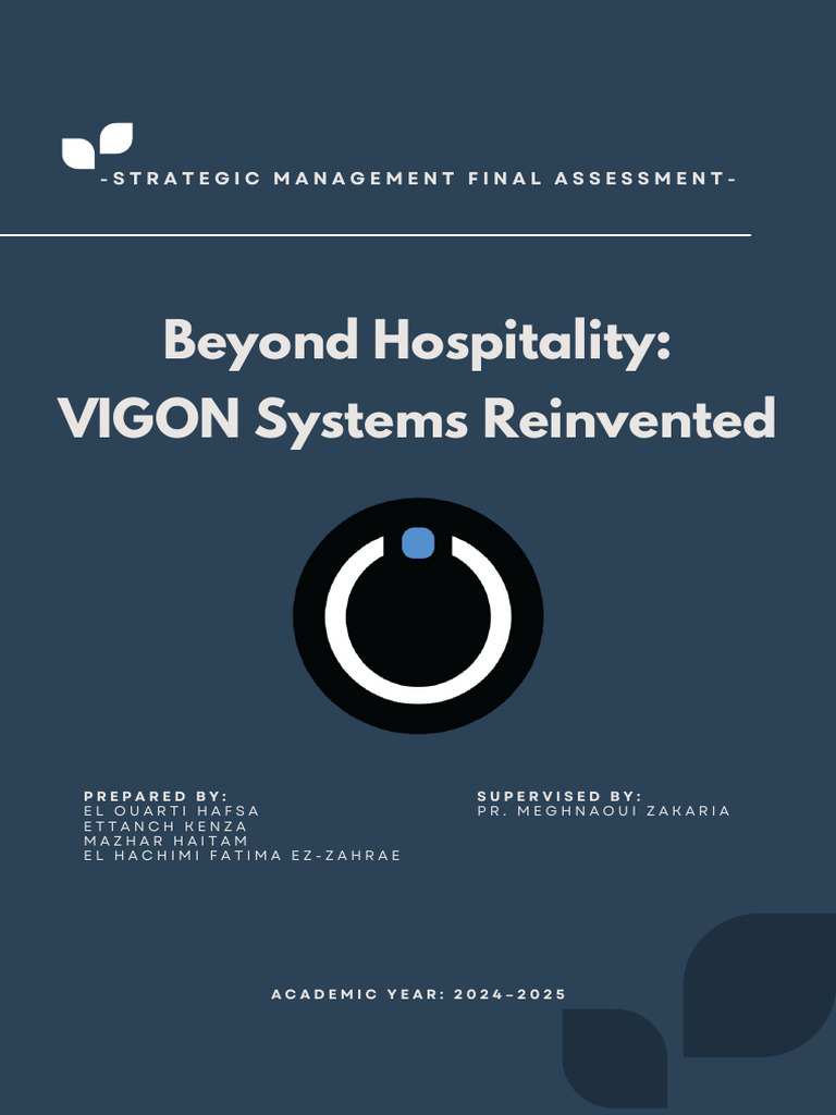 VIGON Systems: Strategic Management Insights | PDF | Software As A ...