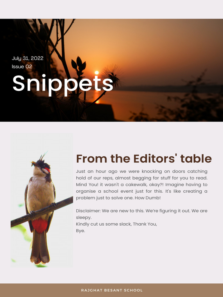 Snippets+Newsletter++ +July+2022,+Issue+02 | PDF