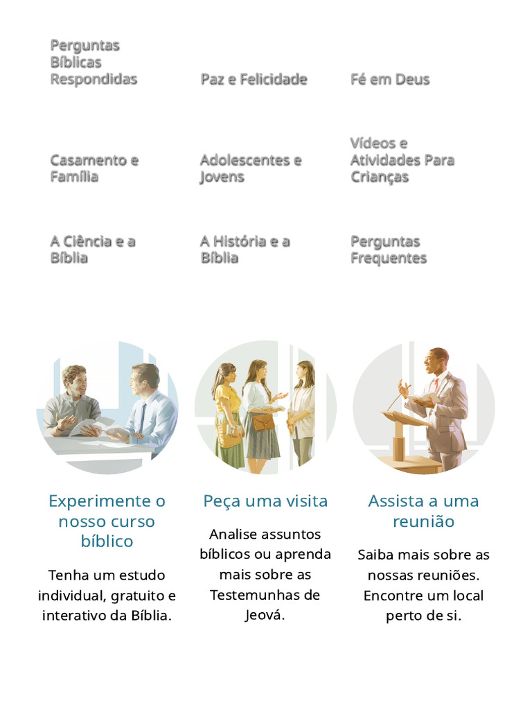 Site Oficial Das Testemunhas de Jeová - JW - Org - Português (Portugal ...