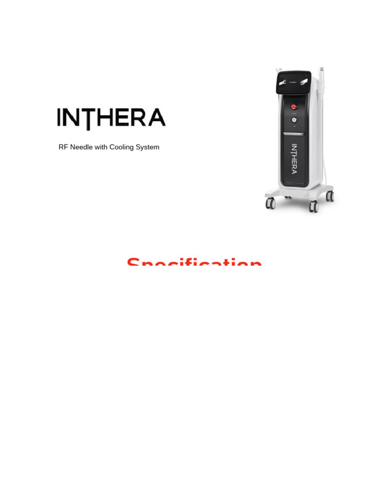 Inthera RF | PDF