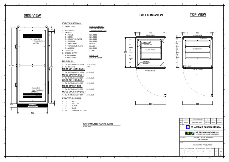 Schematic Panel MDB Design Details | PDF | Motor Vehicle