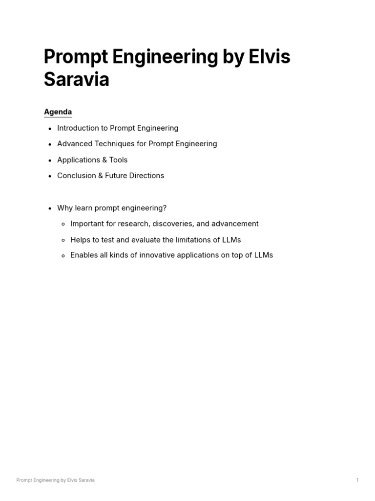 Free Course on Prompt Engineering | PDF | Knowledge | Learning